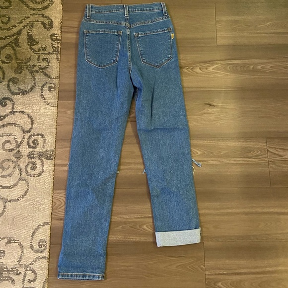 NWT Vibrant M. I. U. Slasher Boyfriend high rise jeans sz 5 - Picture 2 of 6